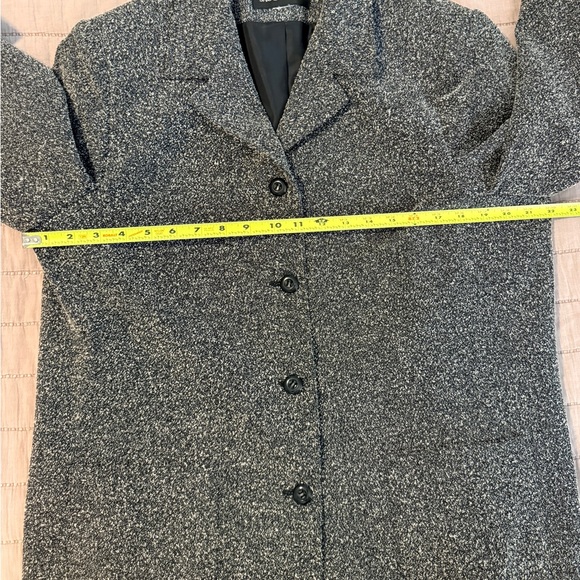 Sag Harbor Tweed Blazer Grey Size 16 - Picture 3 of 7